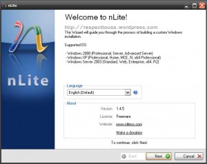 دانلود نرم افزار ساخت ویندوز سفارشی (Nlite 9.2.1)
